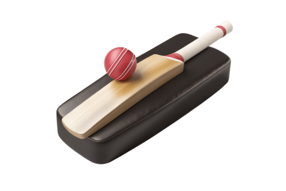 3D Cricket Bat Icon Design: Elevating Digital Assets with Depth and Detail