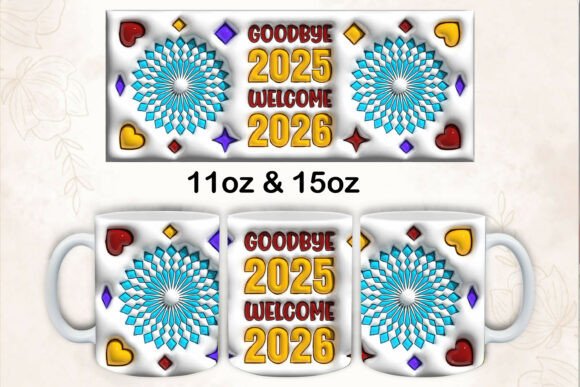 3D Inflated Goodbye 2025 Welcome 2026: A Modern Twist on New Year Merchandise