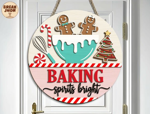 Baking Spirits Bright Door Hanger SVG: A Guide to Flawless Laser Cutting