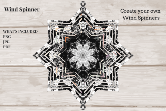 Black Lace Star Spinner Design Guide