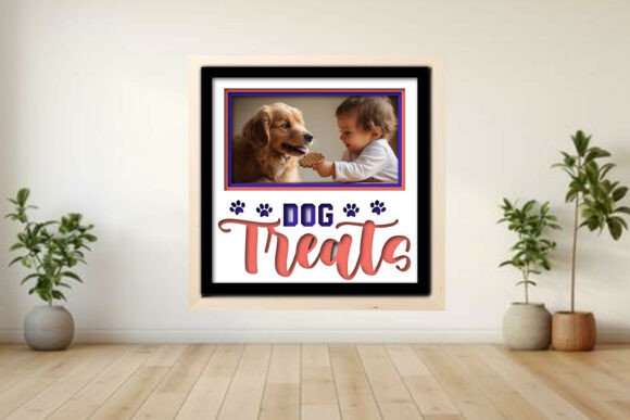 Dog Treats Photo Frame Shadow Box