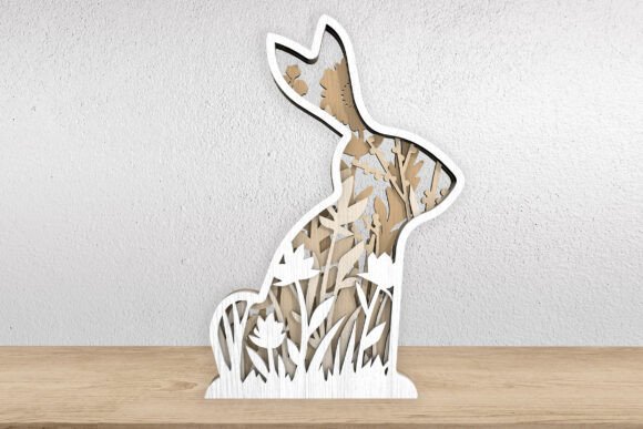 Evaluating the 3D Bunny Multilayer Laser Cut File for Home Decor Projects