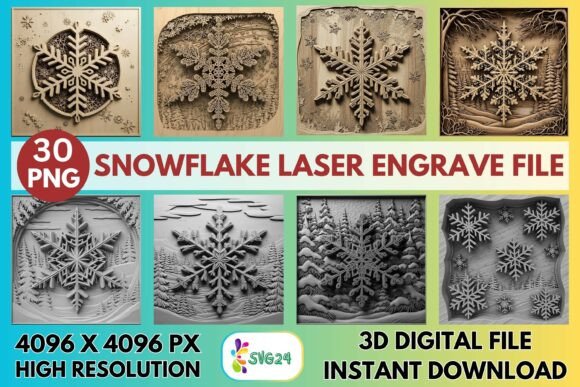 Evaluating the 3D Snowflake Laser Engrave PNG File Bundle for Winter Crafts