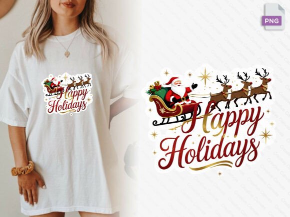 Happy Holidays Sleigh Png: Elevate Your Designs