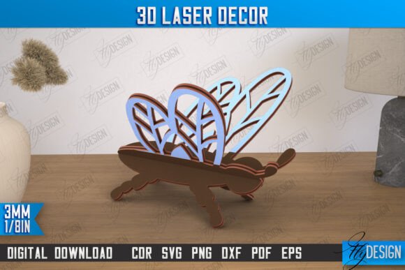 Integrating 3D Laser Décor Dragonfly Shape CNC Files into Your Digital Fabrication Workflow