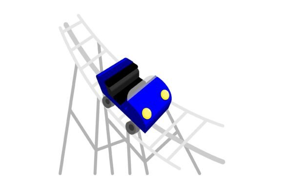 Isometric Cartoon 3D Car Rushing Along: Maximizing Visual Impact in Modern Design