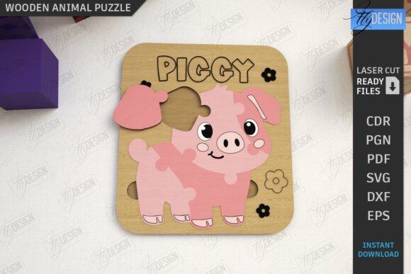 Kids Blocks Puzzle with Animal Laser Cut: A Guide to Precision and Play