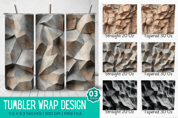 Mastering the 3D Rock Texture Tumbler Design