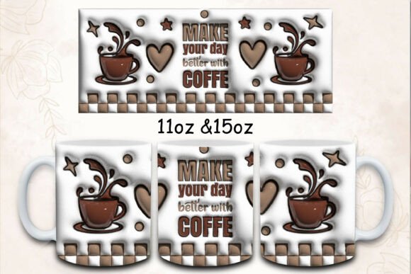 Strategic Product Design: Leveraging 3D Inflated Coffee 11oz and 15oz Mug Assets for Brand Growth