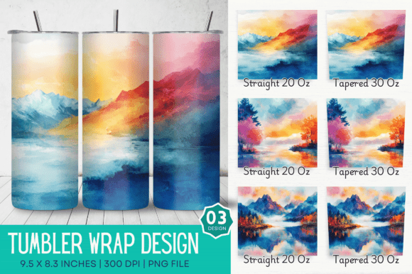 Unlocking Creativity: A Guide to Using Free 3D Watercolor Scenery Tumbler Designs for Sublimation