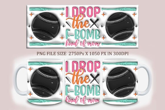 Unlocking Creativity with the 3D Inflated Baseball Mug Design PNG